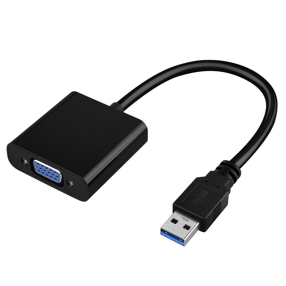 Laptop Ergonomic Accessories - อะแดปเตอร์ USB 3.0 เป็น VGA รองรับการแปลงวิดีโอ