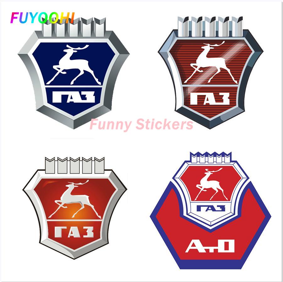 Laptop Accessories Logo - FUYOOHI เล่นสติกเกอร์บุคลิกภาพ PVC Decal สําหรับ GAZ