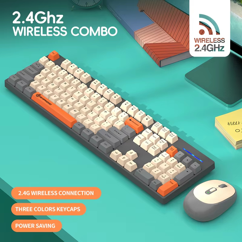Laptop Accessories Combo Set - ชิปาดู คีย์บอร์ดและเมาส์เกมมิ่งไร้สาย/มีสาย 2.4G สำหรับคอมพิวเตอร์พีซี แล็ปท็อป คอมพิวเตอร์ตั้งโต๊ะ