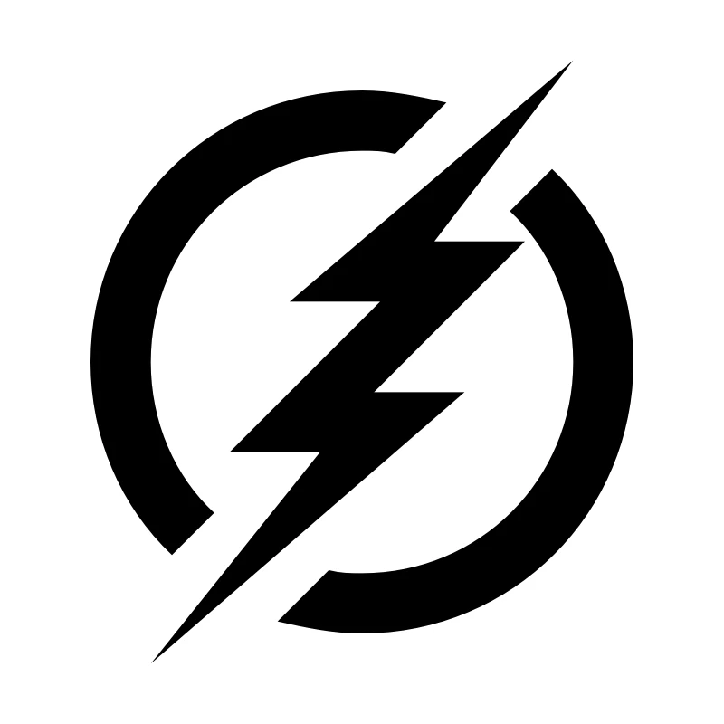 Laptop Accessories Logo - ออกแบบใหม่แบตเตอรี่ชาร์จไฟฟ้าโลโก้ Lightning สัญลักษณ์รูปลอกรถหน้าต่างแล็ปท็อปรถสติกเกอร์อุปกรณ์เสริม,13 ซม