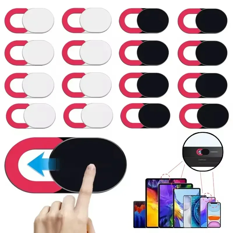 Laptop Accessories Stickers - ฝาปิดกล้องแล็ปท็อป ฝาปิดเว็บแคม ตัวปิดกั้นกล้องแบบมีกาวสำหรับไอแพด แท็บเล็ต เว็บพีซี กล้องโทรศัพท์มือถือ