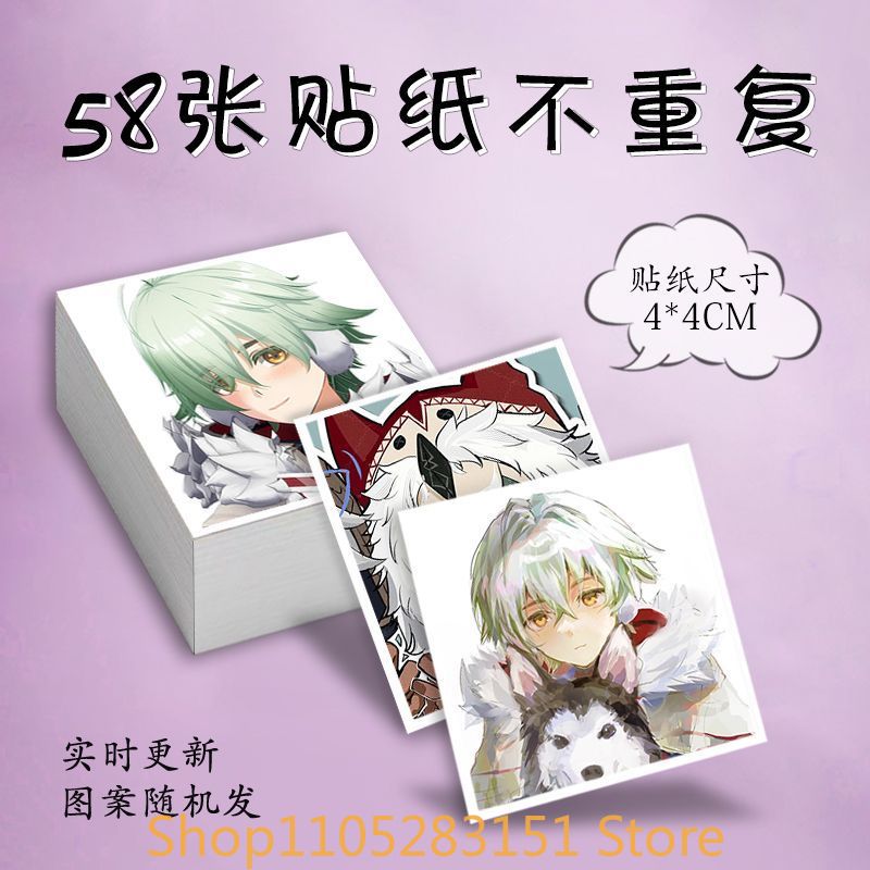 Laptop Accessories Stickers - สติ๊กเกอร์คอสเพลย์อะลิโอชาจากเกม Genshin Impact ลายการ์ตูนน่ารัก สำหรับตกแต่งกระเป๋าเดินทาง แล็ปท็อป