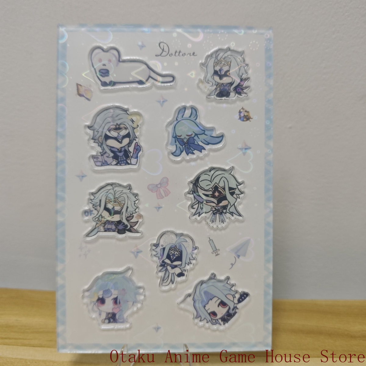Laptop Accessories Stickers - สติกเกอร์อะคริลิก Genshin Impact Pantalone Il Dottore