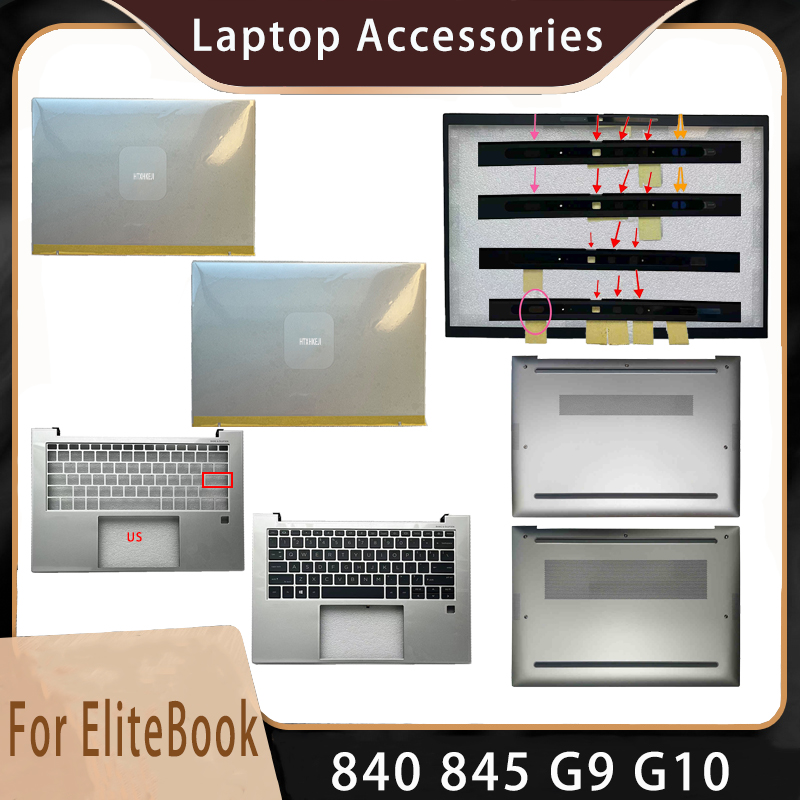 Accessories For New Laptop - ใหม่สำหรับเอชพี อีลิทบุ๊ค 840 845 G9 G10;อุปกรณ์เสริมแล็ปท็อปปกหลังจอแอลซีดี/ที่วางฝ่ามือ/ด้านล่าง