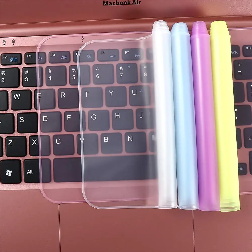 Keyboard Cover Silicone - แล็ปท็อปซิลิโคนอ่อนนุ่มกันน้ําและกันฝุ่นคีย์บอร์ดฟิล์มแล็ปท็อปสากลคีย์บอร์ดซิลิโคนคีย์บอร์ดฟิล์มกันฝุ่น