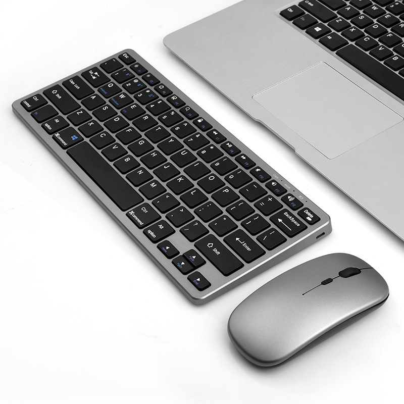 Laptop Accessories Combo Set - ชุดคีย์บอร์ดไร้สาย 2.4G บลูทูธ 5.0 คีย์บอร์ดเมาส์คอมโบ 2