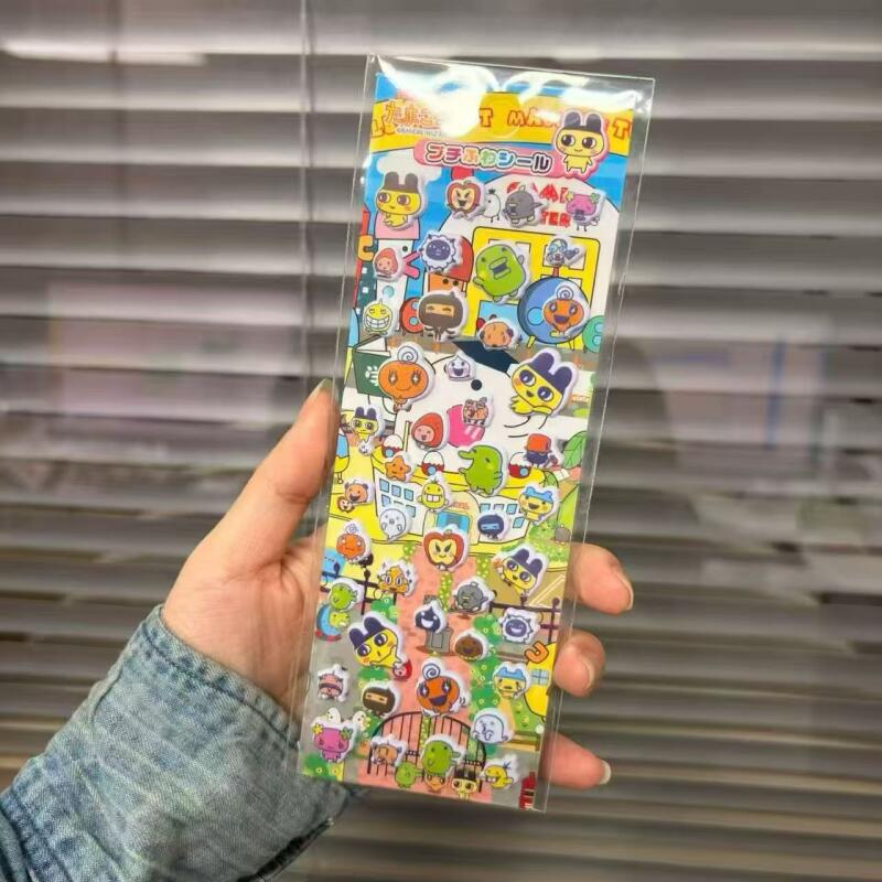 Laptop Accessories Stickers - 6 ชิ้น ทามาก็อตจิการ์ตูนสติกเกอร์ฟองสบู่ความคิดสร้างสรรค์ DIY เคสโทรศัพท์กระเป๋าเดินทางแล็ปท็อปสติกเกอร์ตกแต่งอะนิเมะอุปกรณ์ต่อพ่วงของขวัญของเล่น