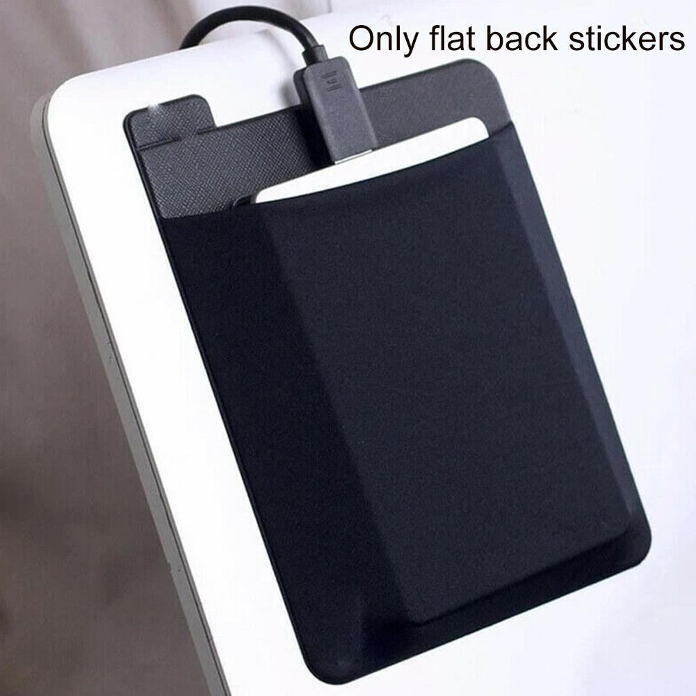 Laptop Accessories Kit Bag - 1 ชิ้น กระเป๋าเก็บของด้านหลังแล็ปท็อปแบบมีกาวในตัวสำหรับเมาส์ดิจิตอลฮาร์ดไดรฟ์กระเป๋าใส่ปากกาอุปกรณ์เสริมแล็ปท็อป