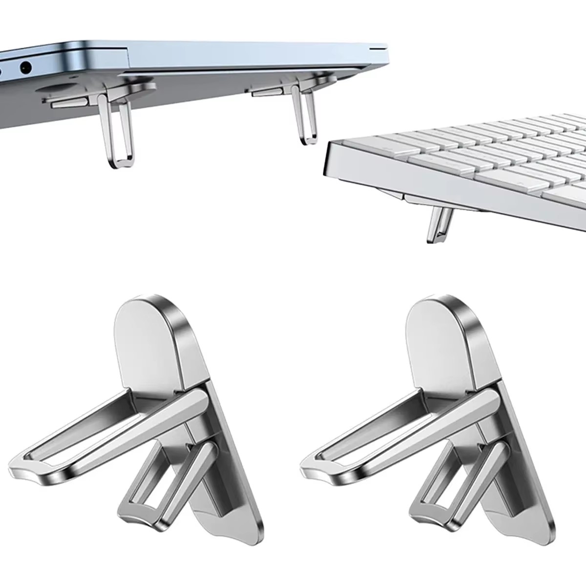 Laptop Ergonomic Accessories - ขาตั้งแล็ปท็อปแบบพกพาขนาดเล็กสำหรับ Macbook Huawei Samsung Xiaomi Dell