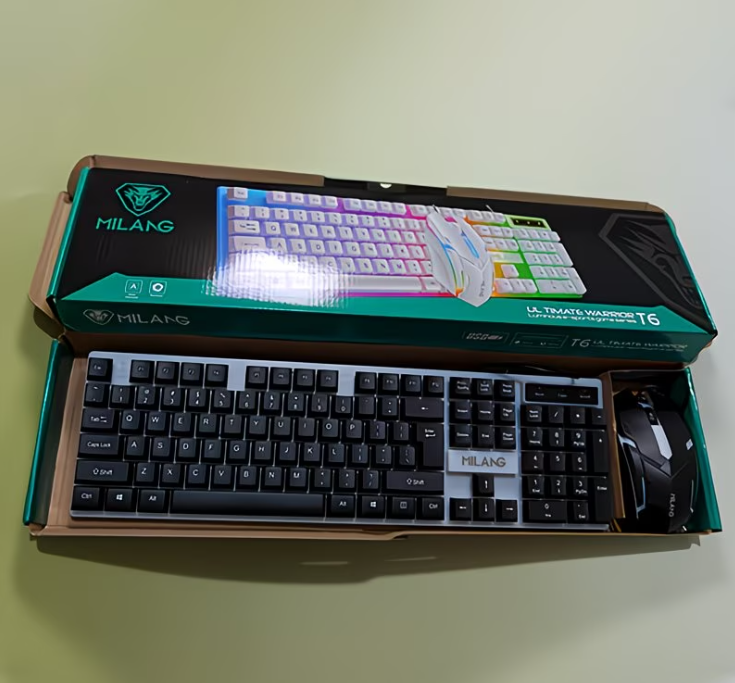 ชุดคีย์บอร์ดและเมาส์สำหรับเล่น - Laptop Accessories Combo Set บทวิจารณ์และราคา