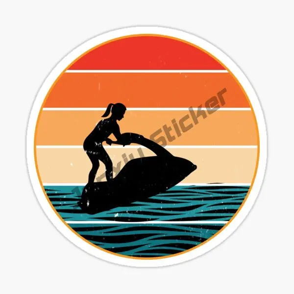 บุคลิกภาพโลโก้ Jet Ski สติกเกอ - Laptop Accessories Logo บทวิจารณ์และราคา