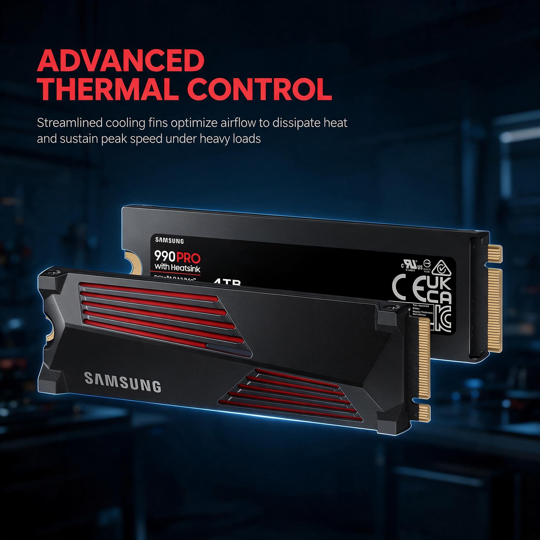 SAMSUNG 990 PRO พร้อมฮีทซิงค์  - Samsung Ssd 990 Pro บทวิจารณ์และราคา