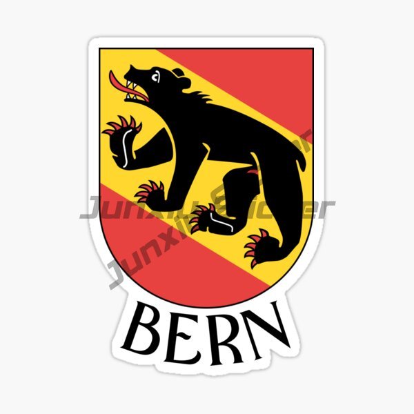 BERN SWITZERLAND ธงชาติ สติ๊กเ - Laptop Accessories Stickers บทวิจารณ์และราคา
