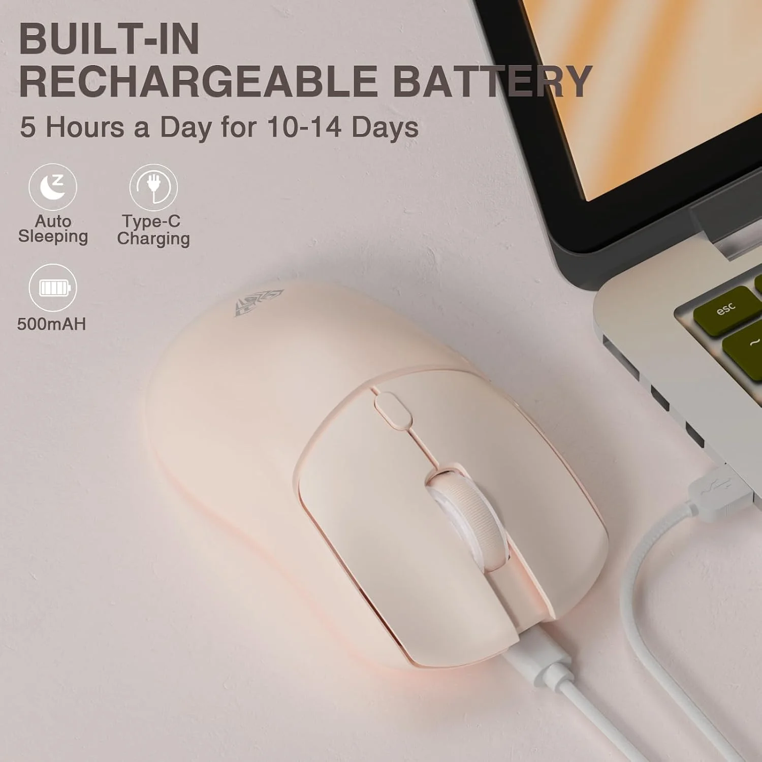 AULA SC580X ไตร-โหมดเมาส์เกมมิ - Laptop Ergonomic Accessories บทวิจารณ์และราคา