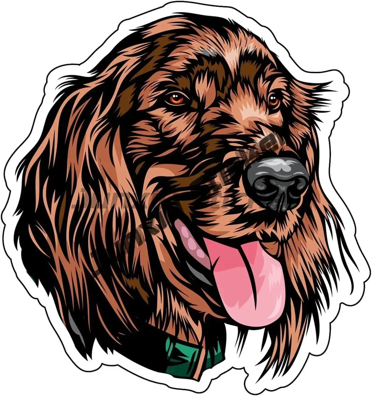 ไอริช Setter ไวนิล Decal I Lov - Laptop Accessories Logo บทวิจารณ์และราคา