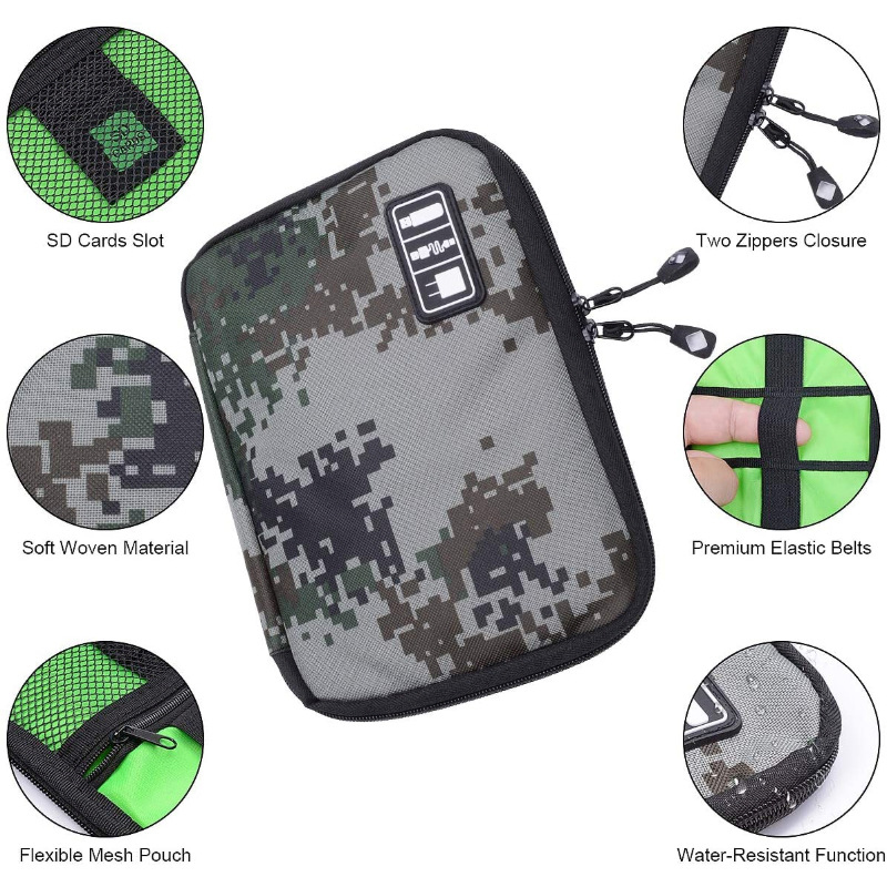 อุทัยกระเป๋าเก็บดิจิตอล USB Da - Laptop Accessories Kit Bag บทวิจารณ์และราคา