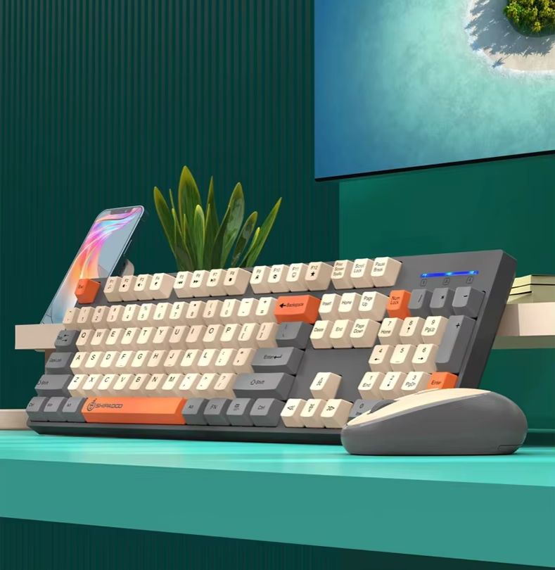 ชุดคีย์บอร์ดและเมาส์ไร้สายสำหร - Laptop Accessories Combo Set บทวิจารณ์และราคา