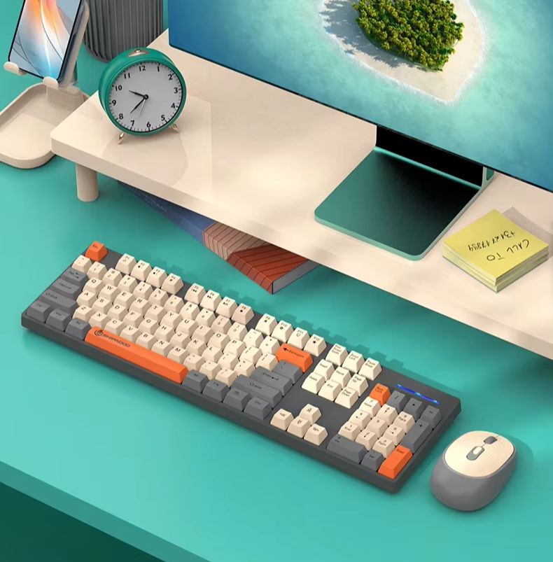 ชุดคีย์บอร์ดและเมาส์ไร้สายสำหร - Laptop Accessories Combo Set บทวิจารณ์และราคา