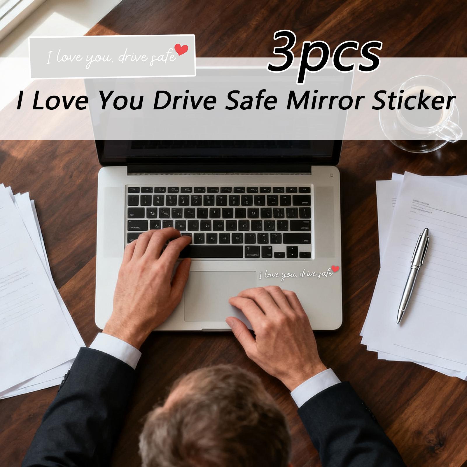 สติกเกอร์กระจกมองหลัง 3 ชิ้นกั - Laptop Accessories Stickers บทวิจารณ์และราคา