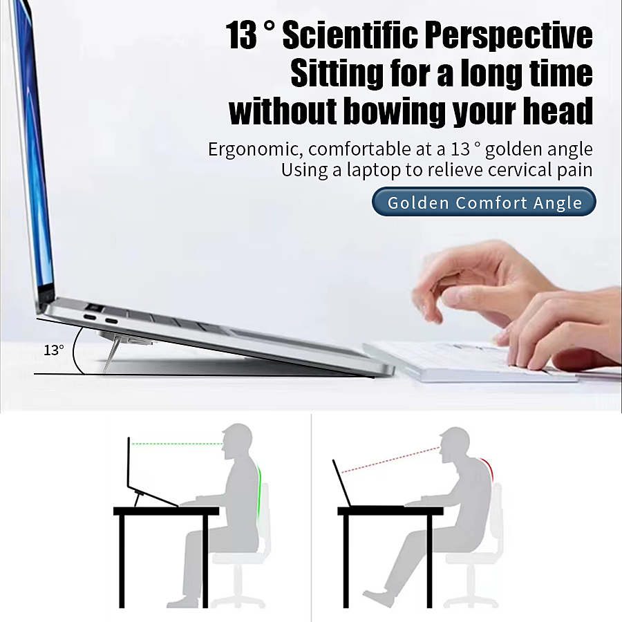 ขาตั้งแล็ปท็อปแบบพกพาขนาดเล็กส - Laptop Ergonomic Accessories บทวิจารณ์และราคา