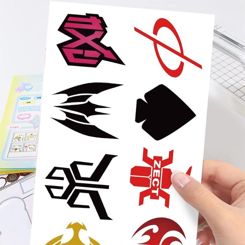 60 แผ่นสติกเกอร์โลโก้คาเมนไรเด - Laptop Accessories Stickers บทวิจารณ์และราคา